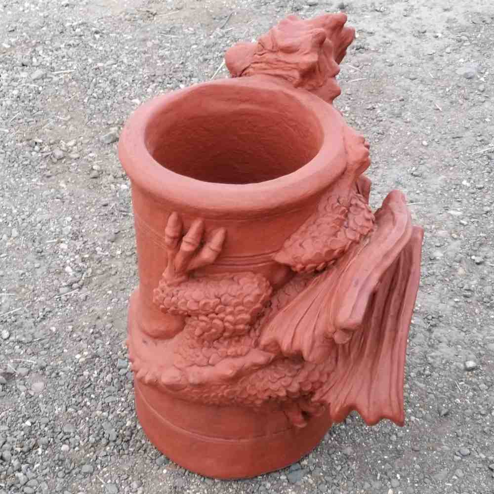 dragon chimney pot smirk